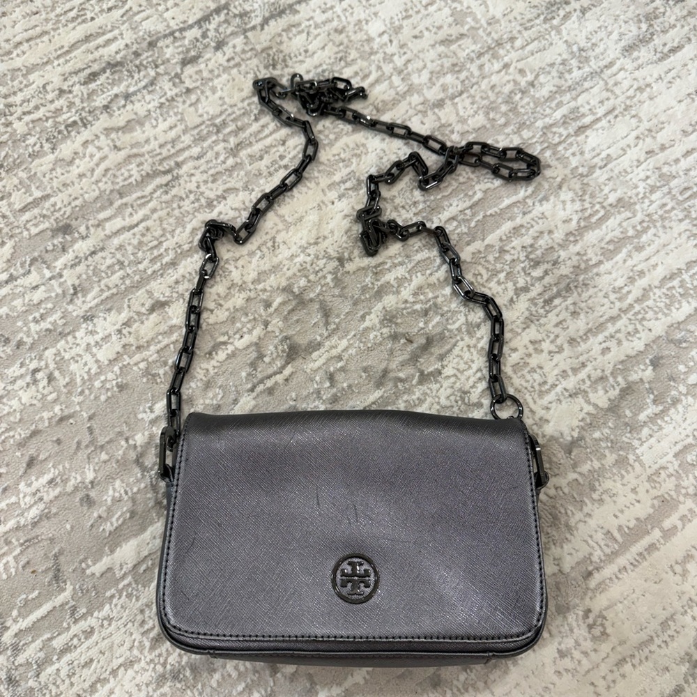 Tory Burch Black Chain-strap Crossbody Bag